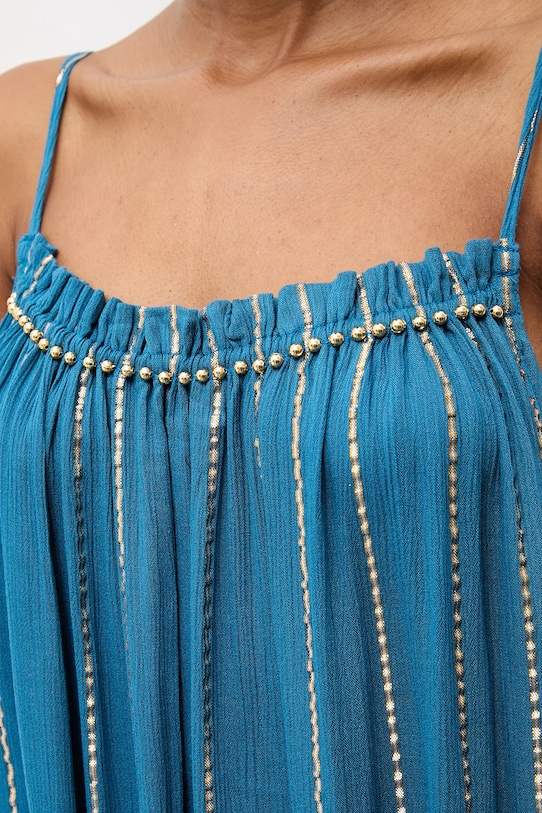 Answear.LAB sukienka wiskozowa Africa.oro.hak turkusowy