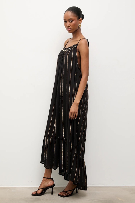 Answear.LAB sukienka wiskozowa Africa.oro.hak czarny WS26