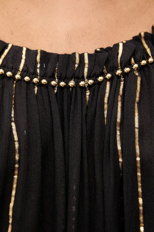 Answear.LAB sukienka wiskozowa Africa.oro.hak czarny