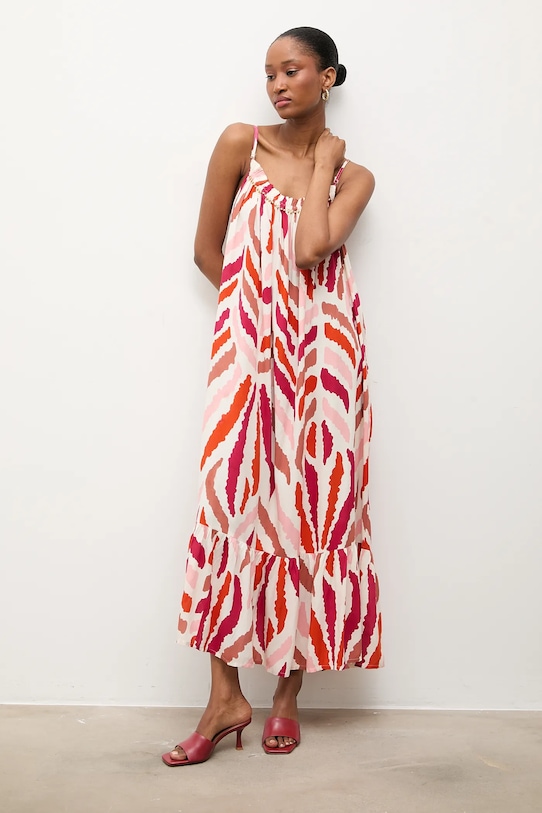 Answear.LAB sukienka Africa.print.hak różowy WS26