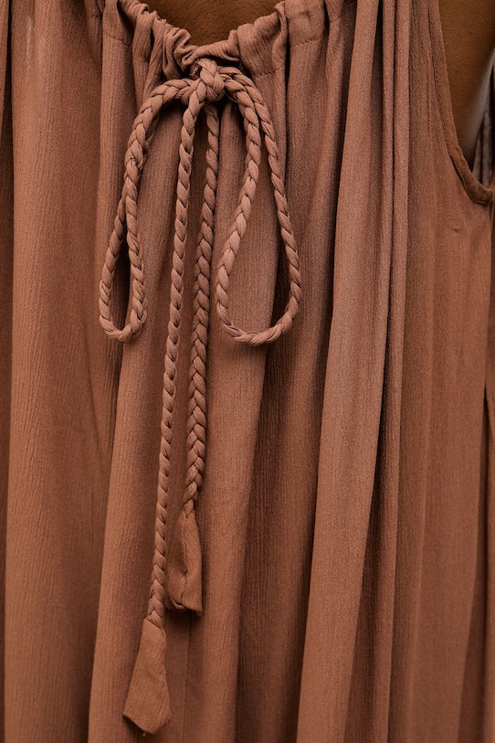 Answear.LAB sukienka Venezia.hak brązowy