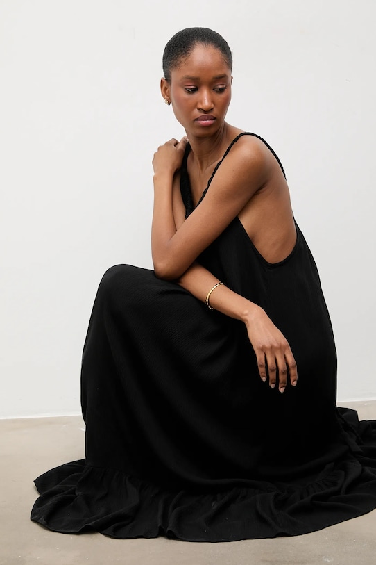 Answear.LAB sukienka czarny Venezia.hak