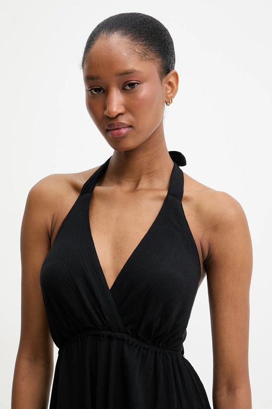 Answear.LAB sukienka wiskozowa Myconos.hak czarny