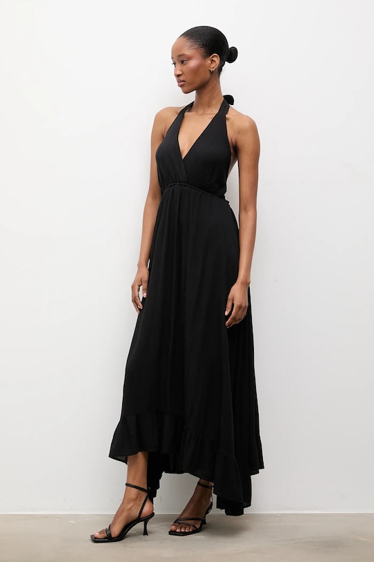 Answear.LAB sukienka Nerea.hak czarny WS26