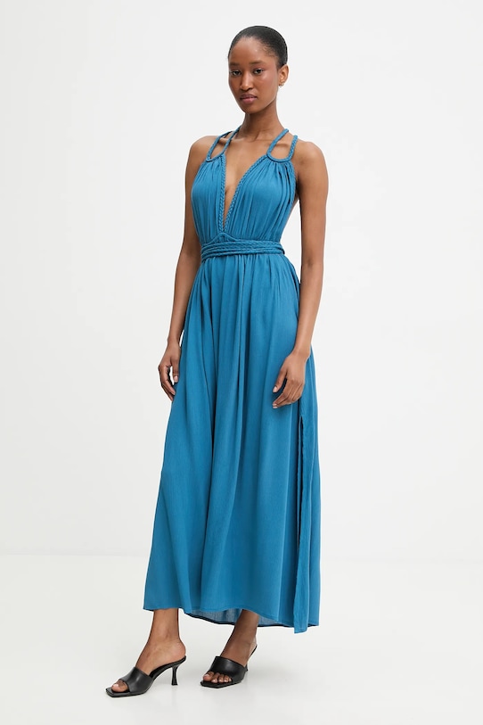 Answear.LAB sukienka wiskozowa casual granatowy Indira.hak