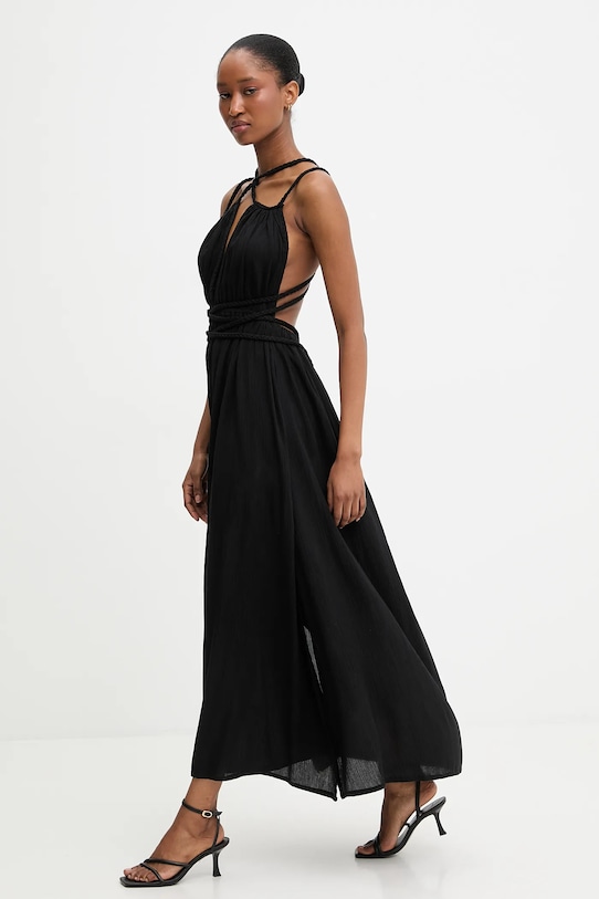 Answear.LAB sukienka wiskozowa casual czarny Indira.hak