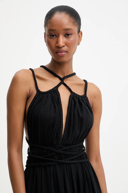 Answear.LAB sukienka wiskozowa czarny Indira.hak