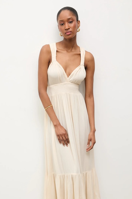 Answear.LAB sukienka Daizy.hak beżowy WS26