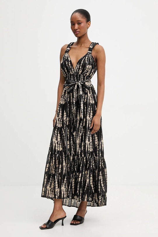 Answear.LAB sukienka Daizy.print.hak czarny WS26