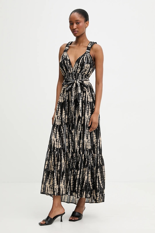 Answear.LAB sukienka Daizy.print.hak czarny WS26