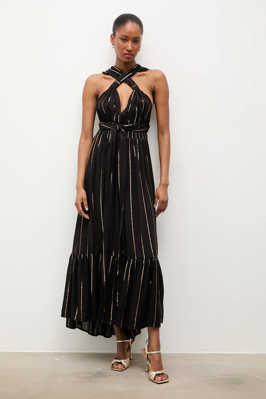 Answear.LAB sukienka Daizy.oro.hak czarny WS26