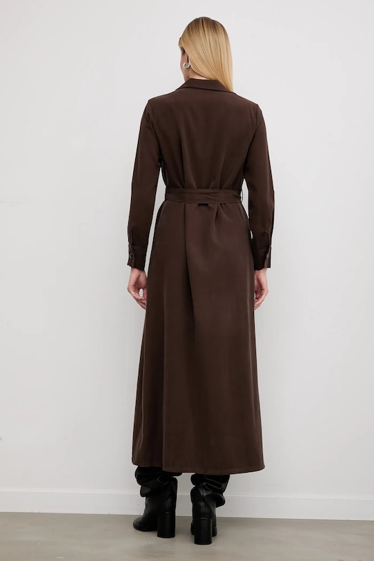 Odzież Answear.LAB sukienka 93085.iak brązowy