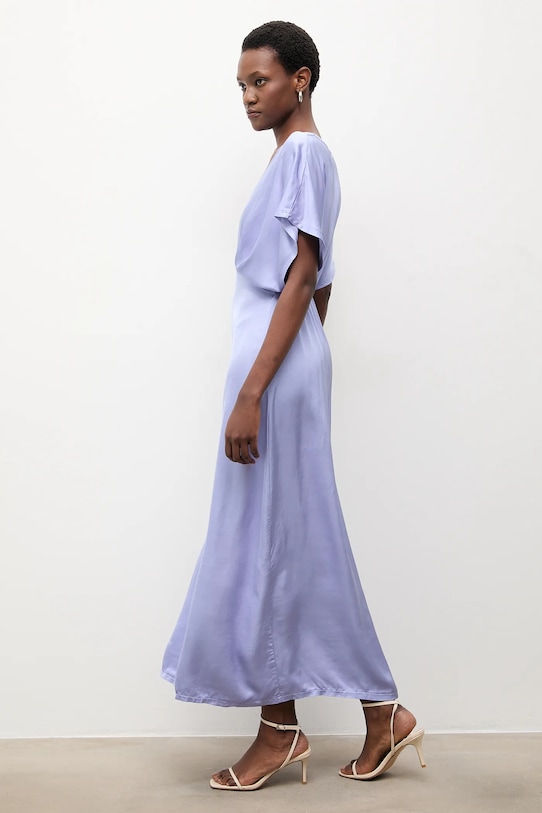 Answear.LAB sukienka AB665.iak fioletowy WS26