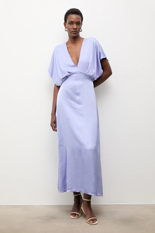 Answear.LAB sukienka fioletowy AB665.iak