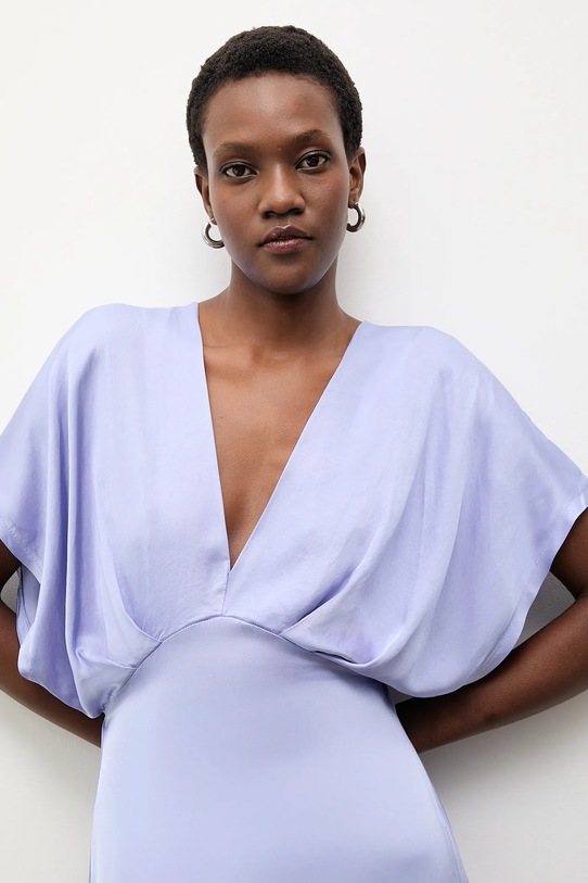 Answear.LAB sukienka AB665.iak fioletowy