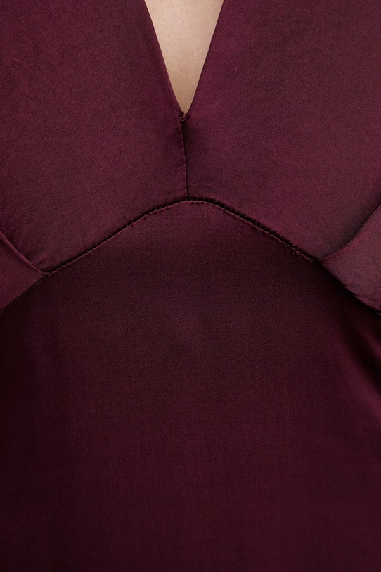 Answear.LAB sukienka AB665.iak bordowy