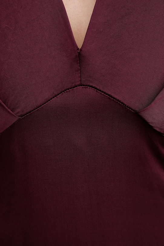 Answear.LAB sukienka AB665.iak bordowy