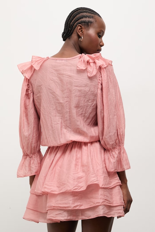 Oblečení Answear.LAB rozšířené šaty 93283.iak oranžová