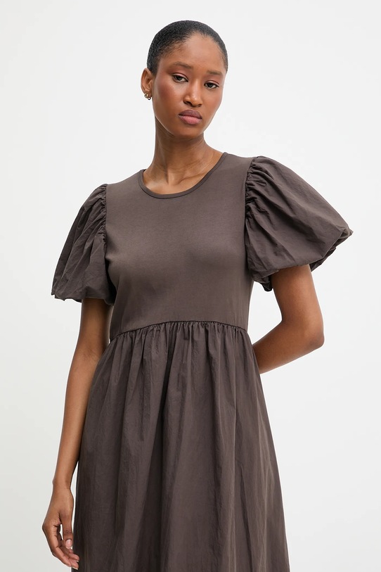 Bavlnené šaty Answear.LAB hnedá 51419.iak