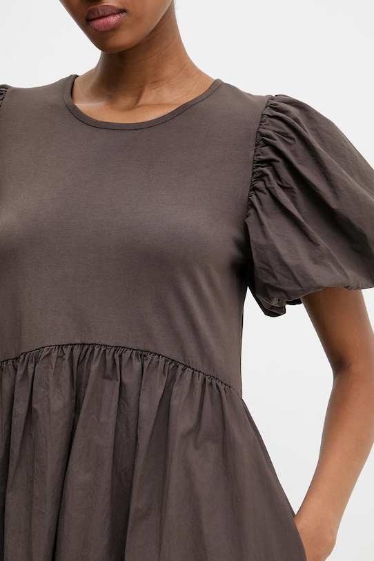Bavlnené šaty Answear.LAB 51419.iak hnedá
