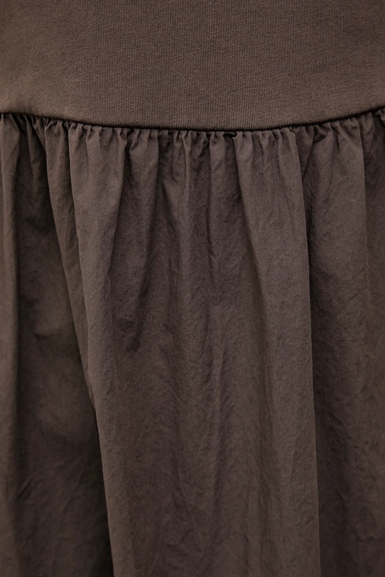 Βαμβακερό φόρεμα Answear.LAB 22271.iak καφέ