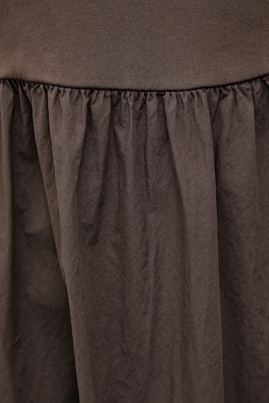 Βαμβακερό φόρεμα Answear.LAB 22271.iak καφέ