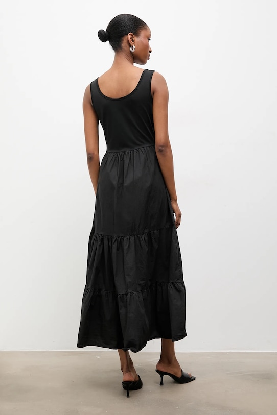 Ρούχα Βαμβακερό φόρεμα Answear.LAB 22271.iak μαύρο