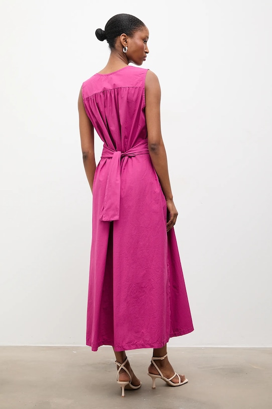 Ρούχα Βαμβακερό φόρεμα Answear.LAB 93393.iak ροζ