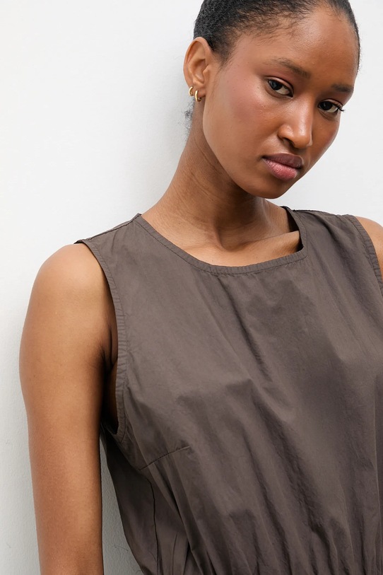 Βαμβακερό φόρεμα Answear.LAB καφέ 55536.iak