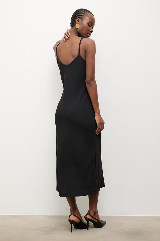 Одежда Answear.LAB платье в бельевом стиле WS26-SUD032 чёрный