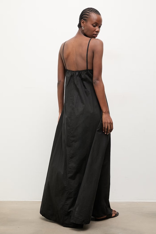 Ruházat Answear.LAB nyári pamut ruha WS26-SUD033 fekete