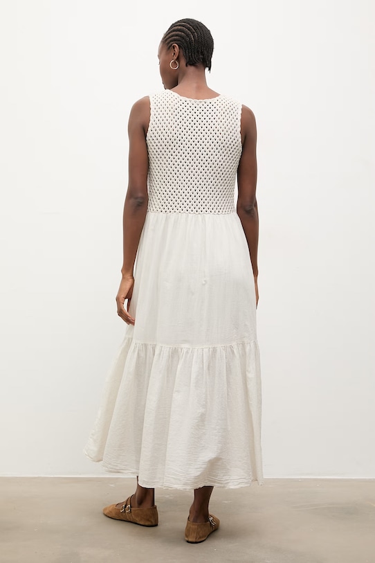 Ρούχα Answear.LAB φόρεμα babydoll WS26-SUD035 μπεζ