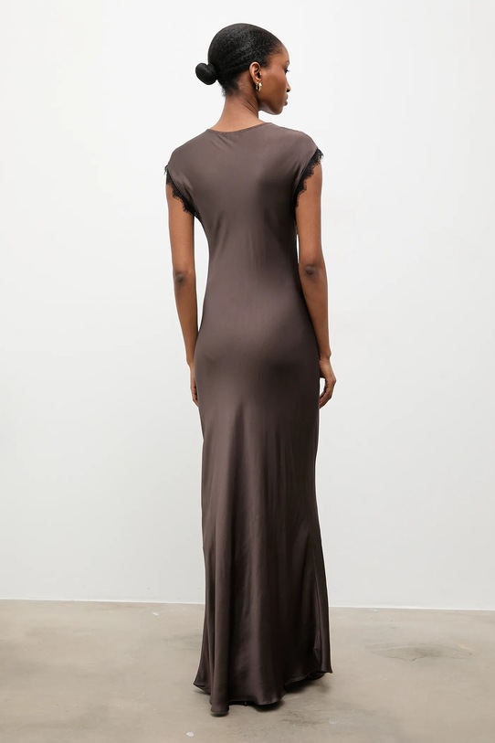 Answear.LAB sukienka brązowy AB578.iok