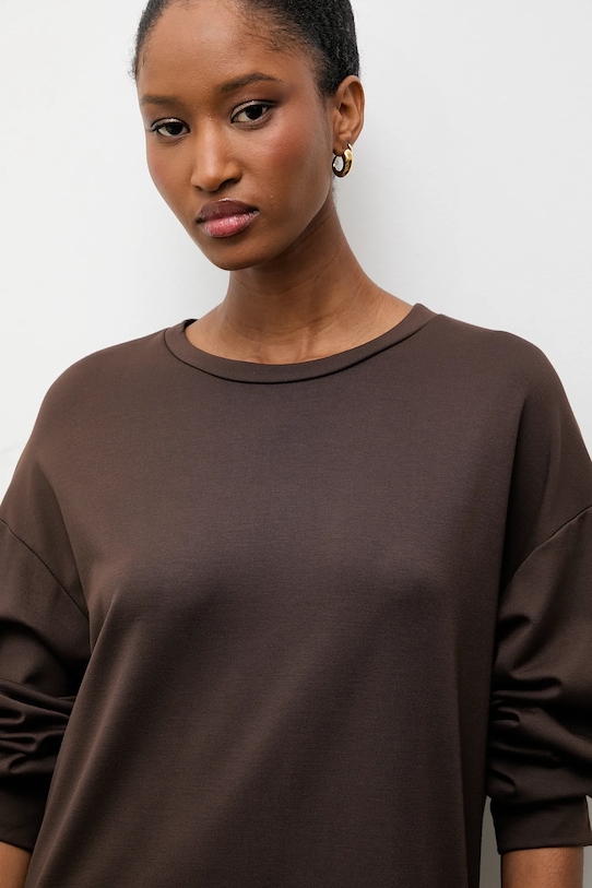 Answear.LAB sukienka brązowy 55705.iok