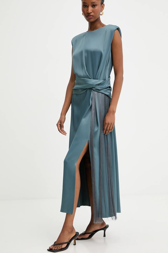 Answear.LAB sukienka EL3304/1YA1WSEL.tok niebieski WS26