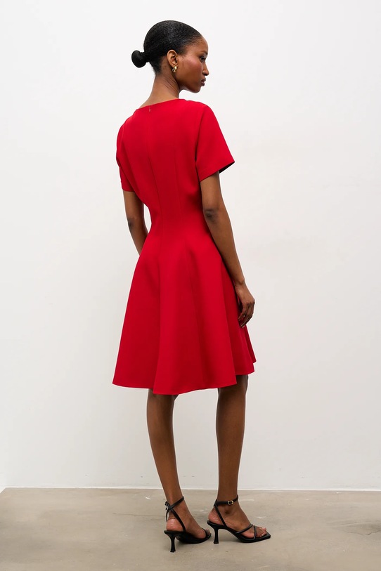 Odzież Answear.LAB sukienka UP26K-202021.tok czerwony