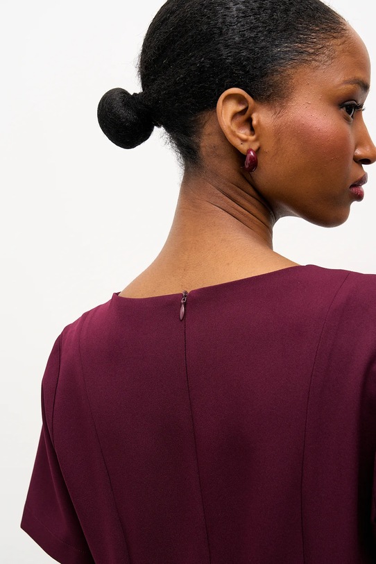 Answear.LAB sukienka UP26K-202021.tok bordowy