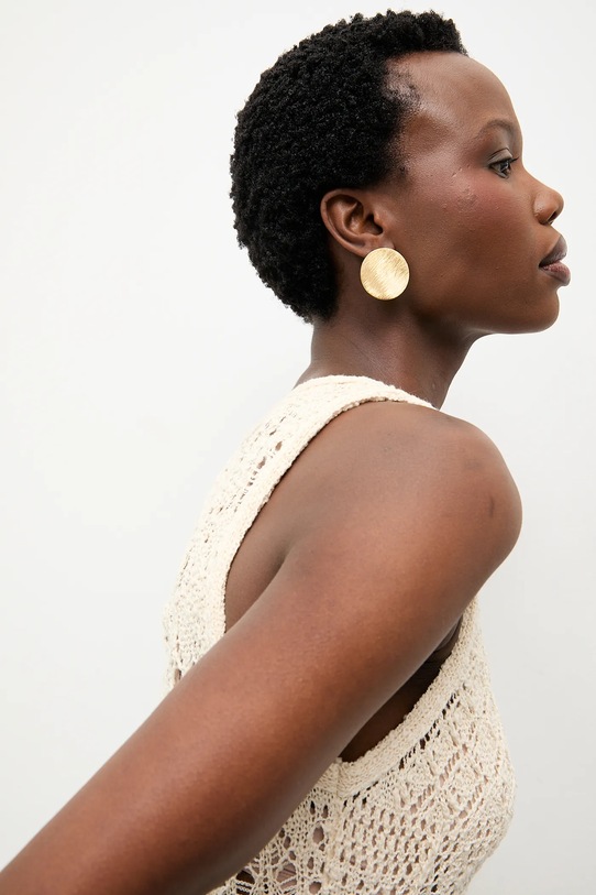 Answear.LAB sukienka m.08809.hak beżowy