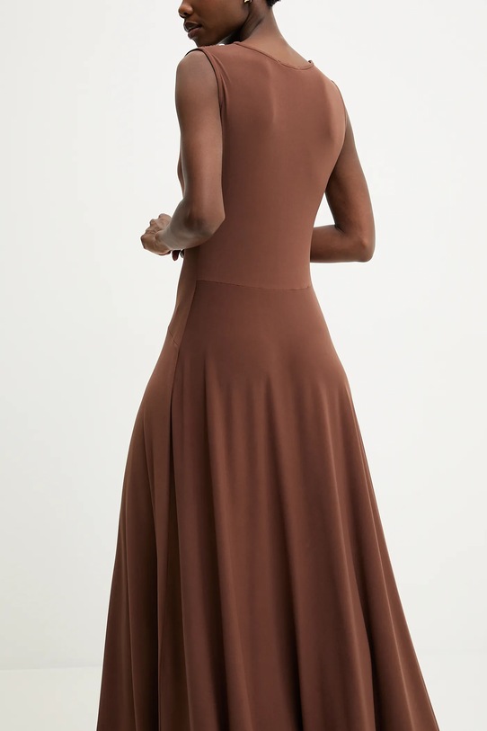 Answear.LAB sukienka WS26-SUD059 brązowy