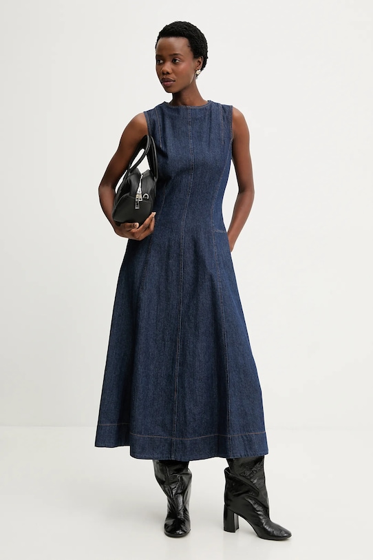 Answear.LAB sukienka jeansowa m.08802.hak granatowy WS26