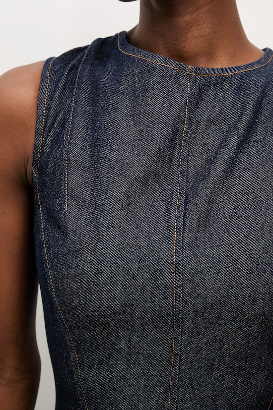 Džínové šaty Answear.LAB m.08802.hak