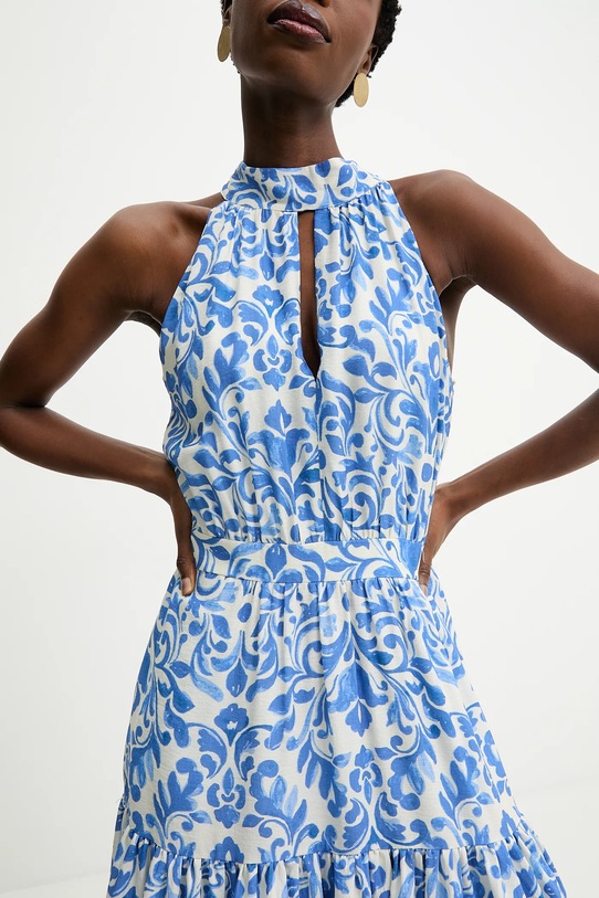 Answear.LAB sukienka m.07804.hak niebieski