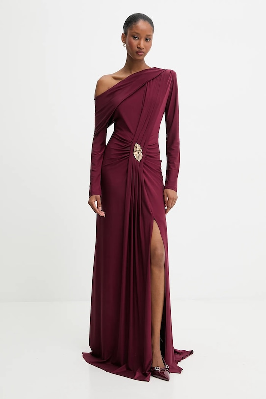 Answear.LAB sukienka 58224.tok bordowy WS26