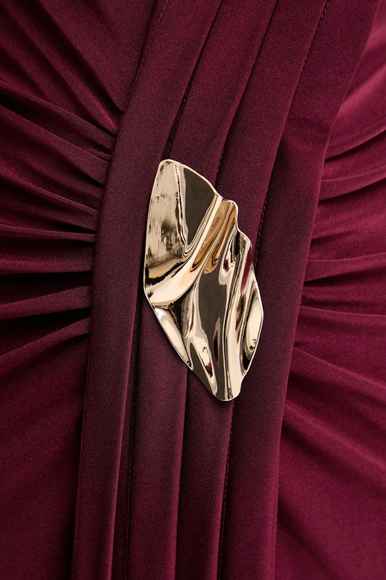 Answear.LAB sukienka 58224.tok bordowy