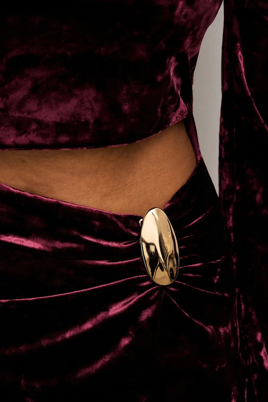 Answear.LAB sukienka 58315.iok bordowy