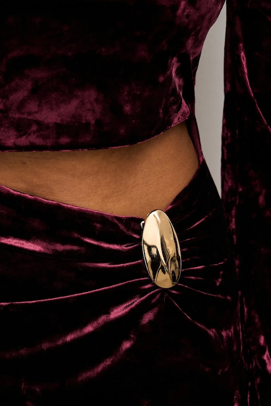 Answear.LAB sukienka 58315.iok bordowy