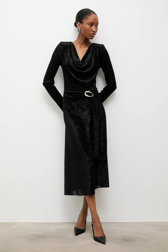 Answear.LAB sukienka casual czarny 58323.tok