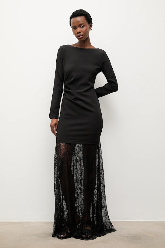 Answear.LAB sukienka 58341.tok czarny WS26