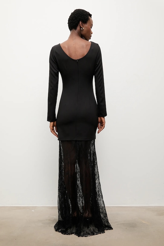 Odzież Answear.LAB sukienka 58341.tok czarny