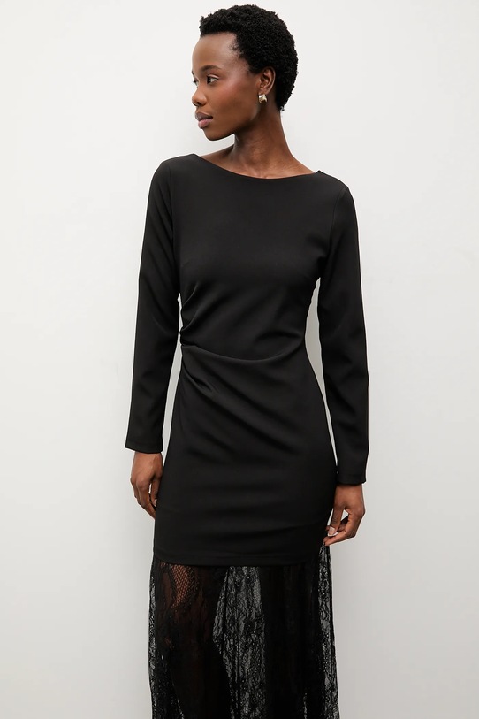 Answear.LAB sukienka 58341.tok czarny
